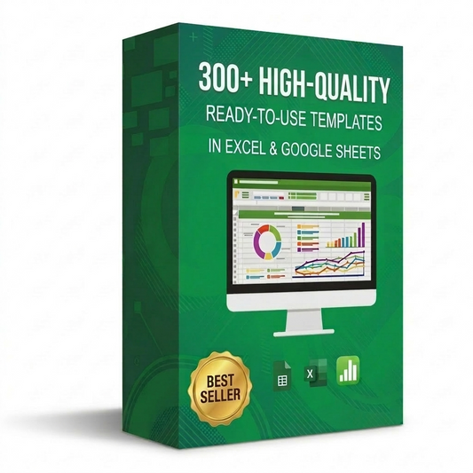 Access To 300+ Ready Ro Use Excel Templates | Family License