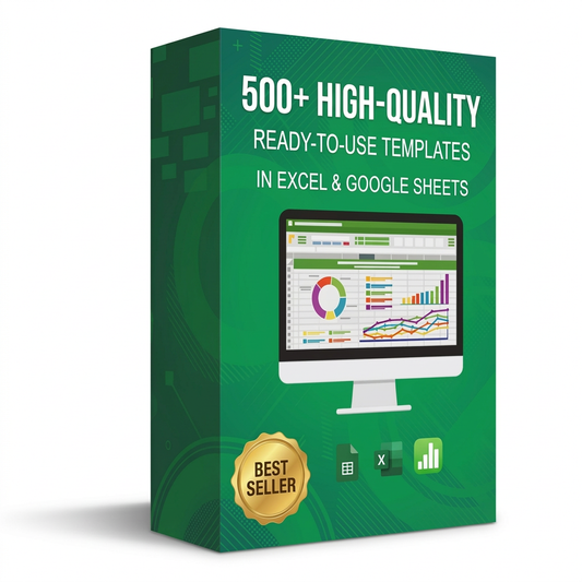 Access To 500+ Ready To Use Excel Templates | Business License